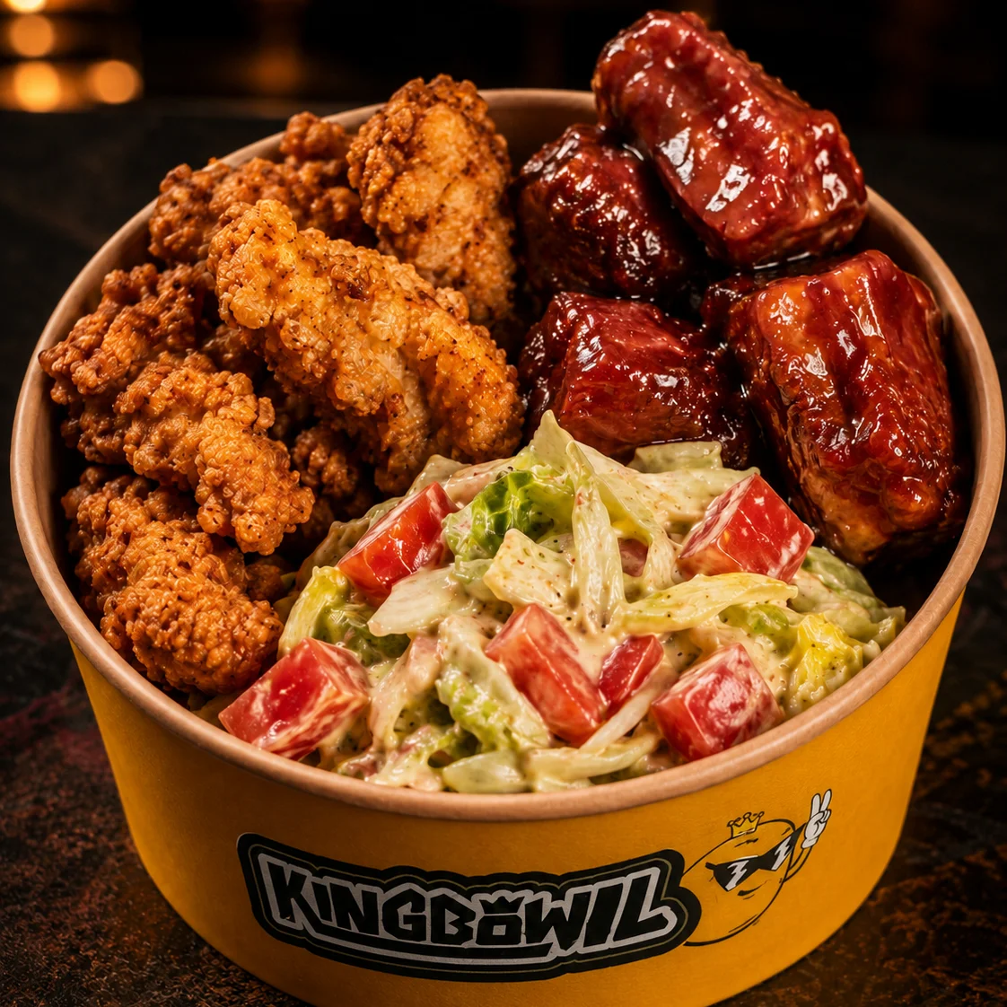 Bowl costilla-pollo