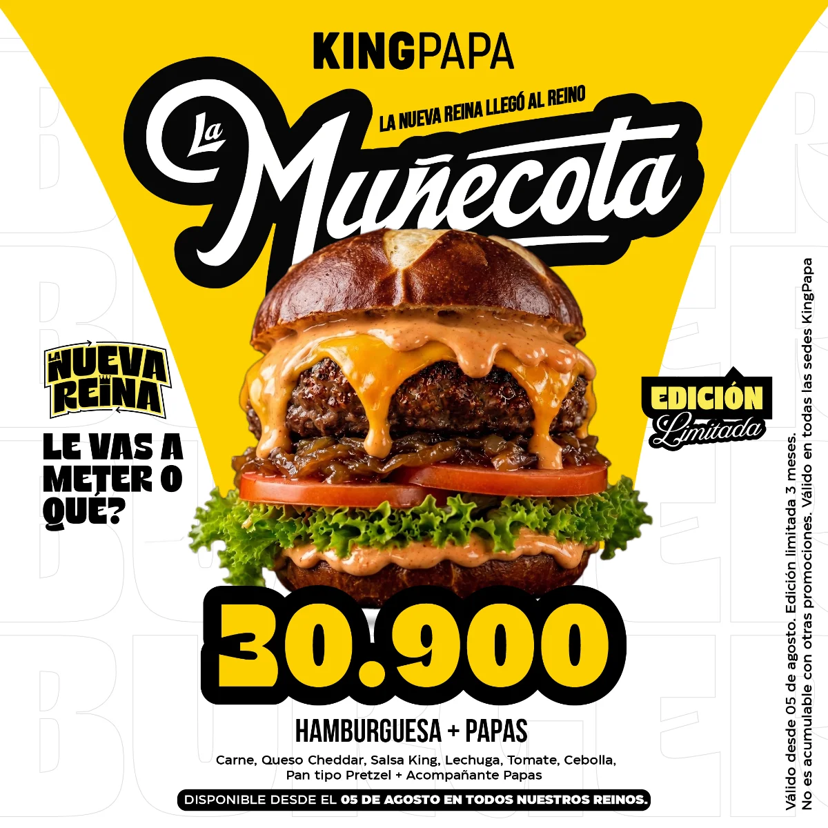 Hamburguesa La Muñecota