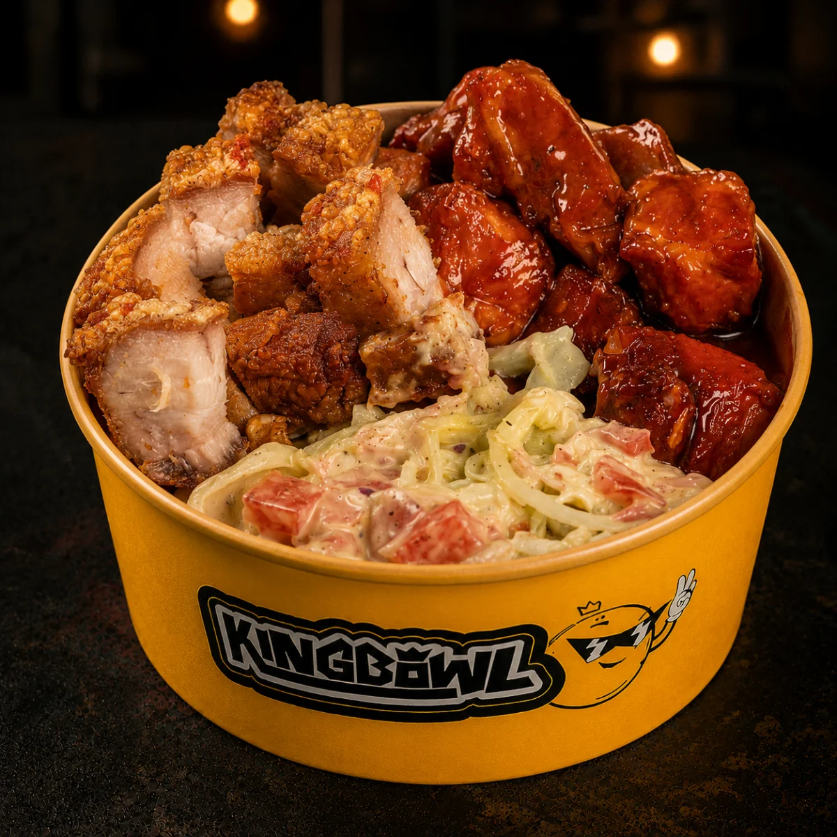 Bowl Chicharròn-costilla